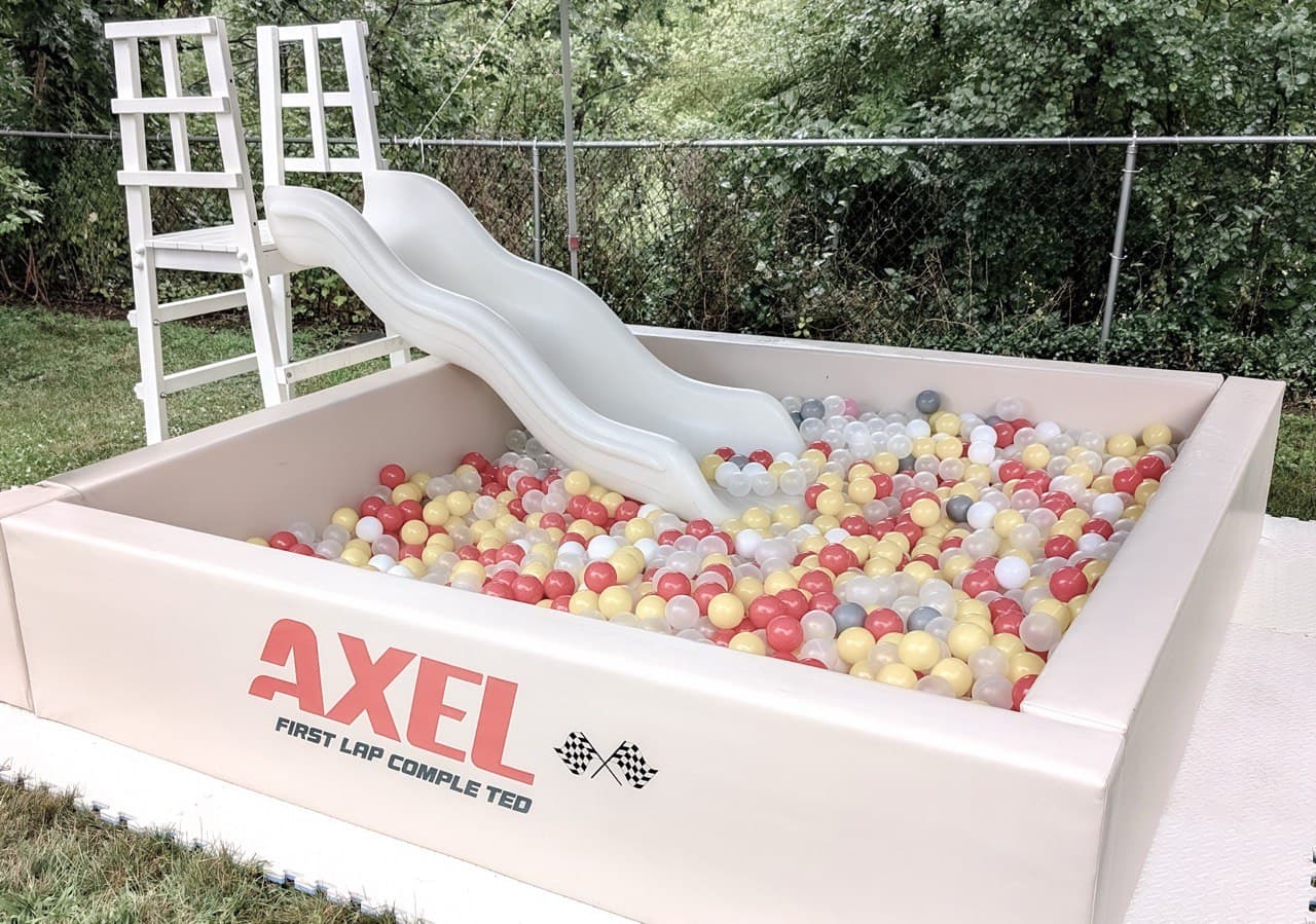 Ball pit setup 10