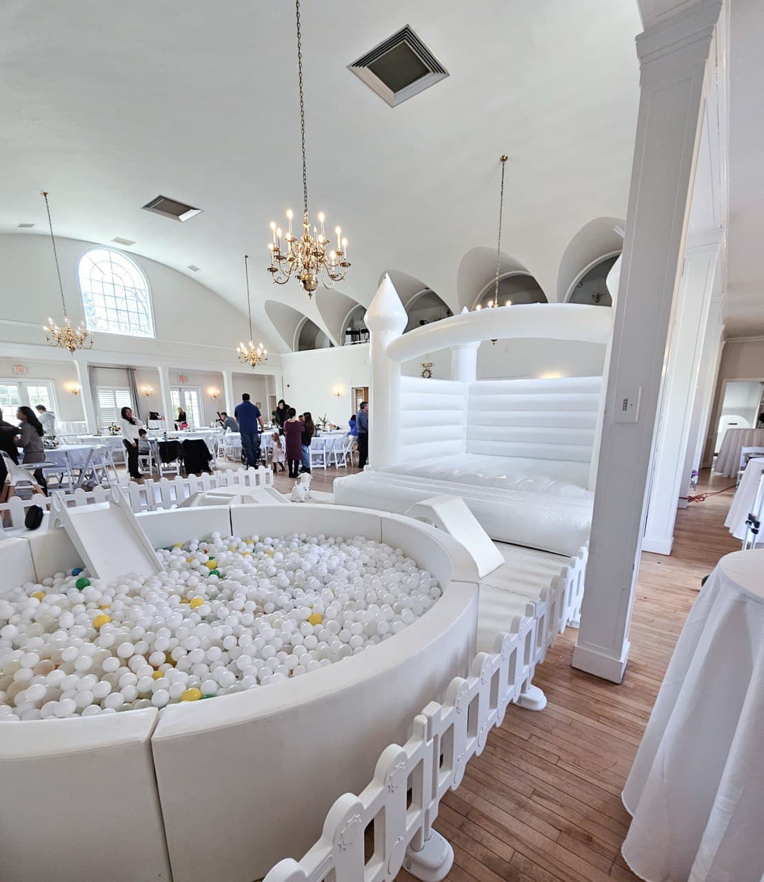 Ball pit setup 6